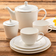 Dzbanek do herbaty porcelanowy 1,3 litra BARI GOLD 3