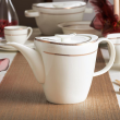Serwis obiadowo kawowy porcelanowy na 6 osób z wazą ARIANA 2