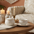 Serwis do herbaty na 6 osób porcelanowy FIORELLA 6