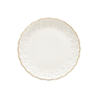 Talerzyk porcelanowy z tłoczonym wzorem kwiatowym