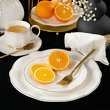 Półmisek owalny porcelanowy 30 cm SANDRINE 4