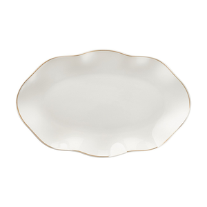 Półmisek owalny porcelanowy 30 cm SANDRINE
