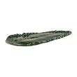 Talerz podłużny półmisek szklany 38 cm GREEN AURA 1