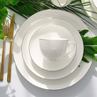 Talerzyk deserowy porcelanowy 20,5 cm BOSTON GOLD 1