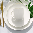 Talerzyk deserowy porcelanowy 20,5 cm BOSTON GOLD 2