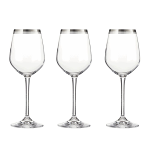 Zestaw kieliszków do wina białego 250 ml 6 sztuk APULIA PLATIN