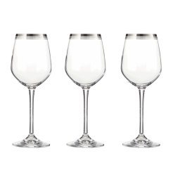 Zestaw kieliszków do wina białego 250 ml 6 sztuk APULIA PLATIN