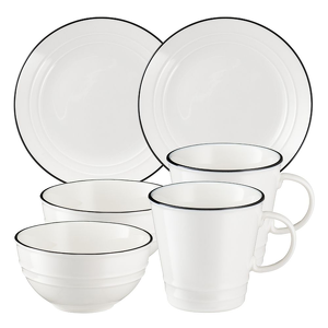 Zestaw śniadaniowy porcelanowy dla 2 osób NOSTALGIA