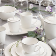 Cukiernica porcelanowa bez przykrywki BARI PLATIN 4