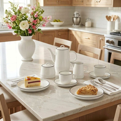 Serwis do kawy herbaty na 6 osób STELLA