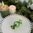 Bombka szklana CUKIEREK green 8 cm 3