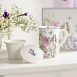 Kubek z zaparzaczem 300ml porcelanowy w pudełku ozdobnym LAVENDER 7