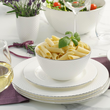 Talerzyk deserowy śniadaniowy porcelanowy 20 cm BARI Platin 6