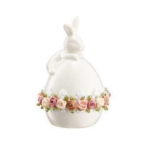 Jajko wielkanocne z zajączkiem 16 cm PRIMAVERA