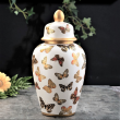 Wazon porcelanowy malowany złotem MARIPOSA 28 cm 5