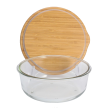 Pojemnik kuchenny szklany żarodporny 16 cm VETRO 0,8 l 1