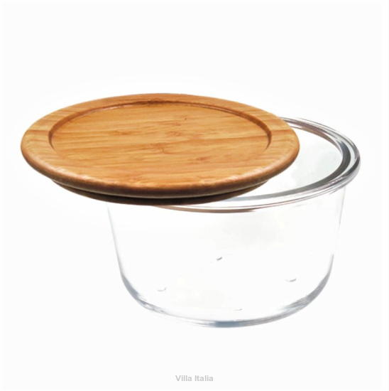 Pojemnik kuchenny szklany żarodporny 16 cm VETRO 0,8 l