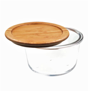 Pojemnik kuchenny szklany żarodporny 16 cm VETRO 0,8 l 
