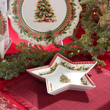 Półmisek świąteczny Gwiazda 25,5 cm porcelanowy CHRISTMAS TREE 5