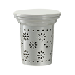 zaparzacz z przykrywką szary ceramiczny