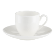 Spodek pod filiżankę do espresso 12,5 cm BOSTON White 1