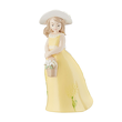 figurka porcelanowa dziewczynka w żółtej sukience