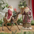 Mikołaj na reniferze Figurka świąteczna 28 cm GIVRE 3