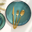 Zestaw sztućców na 6 osób 24 elementy MARIZA GOLD 7