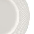 elegancka biała porcelana z tłoczeniem