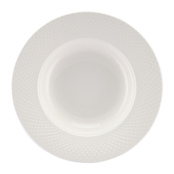 Talerz głęboki porcelanowy 23 cm BARI WHITE