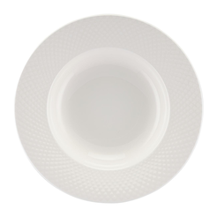 Talerz głęboki porcelanowy 23 cm BARI WHITE