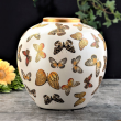 Misa dekoracyjna Patera porcelanowa malowana złotem MARIPOSA 30 cm 6