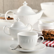 Filiżanka do kawy herbaty porcelanowa 250 ml MESYNA WHITE 1