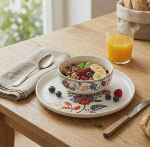 Zestaw obiadowy porcelanowy dla 1 osoby UNICO 8
