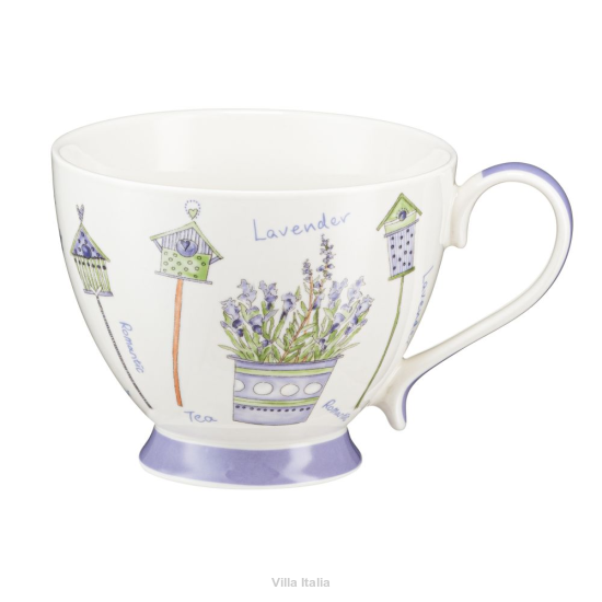 Filiżanka do herbaty porcelanowa 420 ml LAWENDA3