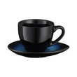Spodek kamionkowy 15 cm pod filiżankę DARK NIGHT 2