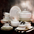 Serwis obiadowy porcelanowy na 12 osób z wazą CAMILLA 12