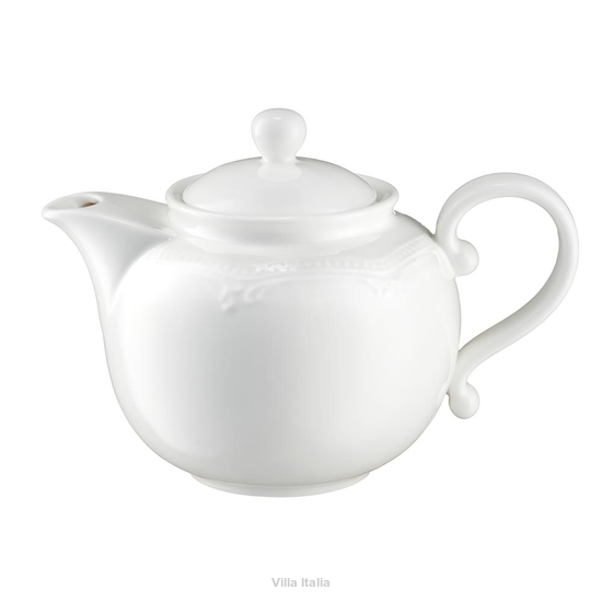 Dzbanek z porcelany wzmocnionej z tłoczonym wzorem