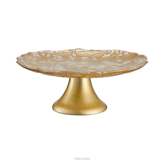 Patera na ciasto szklana 27 cm PLANTA