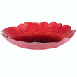 Misa na owoce czerwona 30 cm Salaterka szklana MAK  4