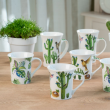 Kubek porcelanowy dekorowany 280 ml KAKTUS 3