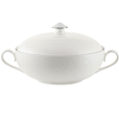 Serwis obiadowy porcelanowy na 12 osób z wazą BARI PLATIN 13