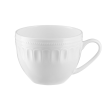 Komplet filiżanek porcelanowych 250 ml 6 sztuk MESYNA WHITE 1