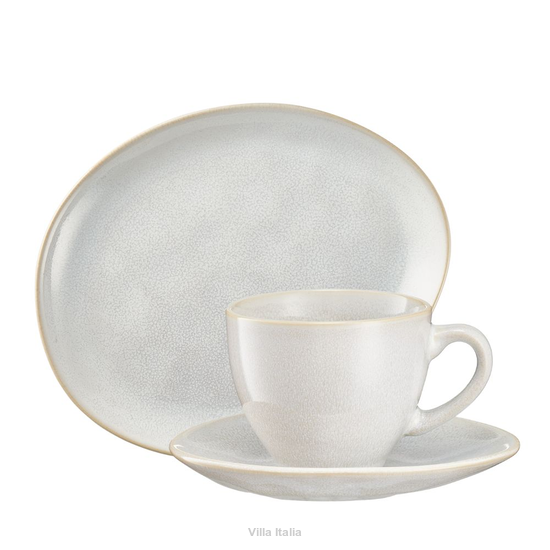 Serwis kawowy na 6 osób kamionkowy NORDEN