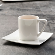 Komplet filiżanek porcelanowych 200 ml 6 sztuk MIAMI WHITE 5