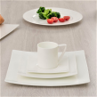 Komplet filiżanek porcelanowych 200 ml 6 sztuk MIAMI WHITE 8