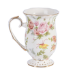 Kubek porcelanowy dekorowany złota linia 300 ml ROSE GARDEN 2