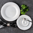 Serwis kawowy na 6 osób porcelanowy PLUS PLATIN 18