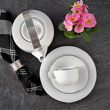 Serwis kawowy na 6 osób porcelanowy PLUS PLATIN 16