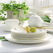 Serwis obiadowy porcelanowy Komplet talerzy na 6 osób BOSTON GOLD 13